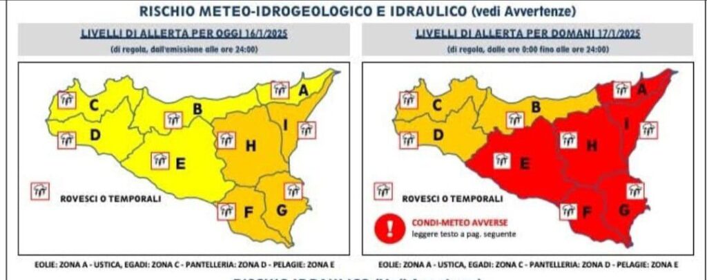 allerta meteo rossa