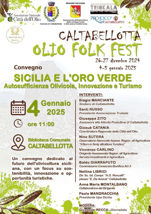 convegno olio