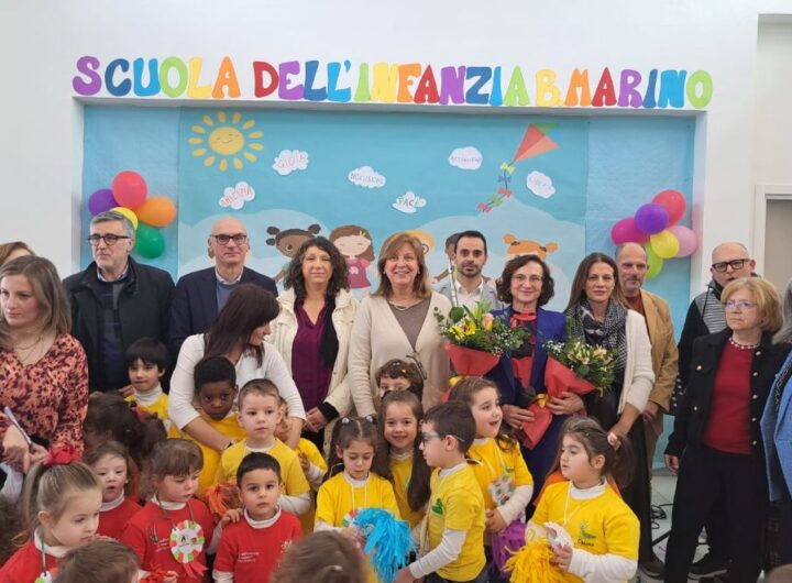 Montevago, inaugurata scuola dell’infanzia “Biagio Marino 1